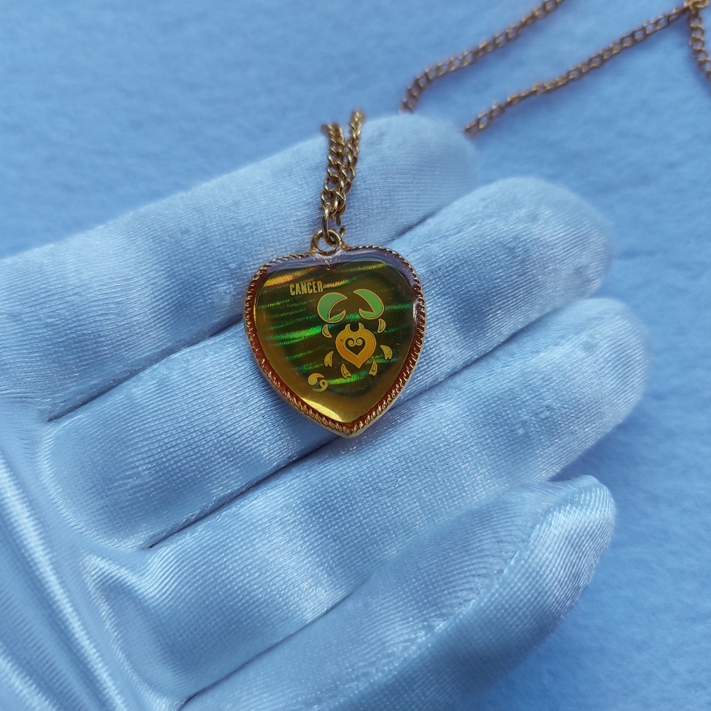 Pendant Chain Astronomical Zodiac sign Cancer